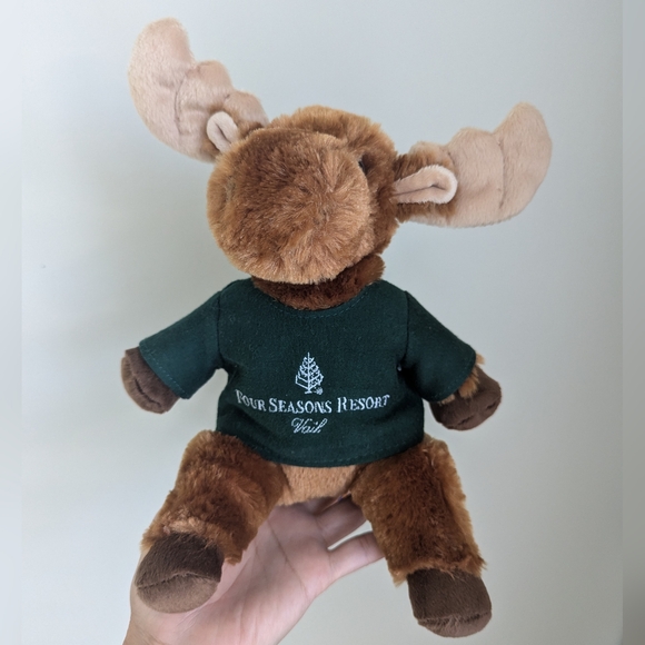 VAIL Four Seasons Resort Douglas Moose Plush 12” Ski Colorado Vacation Travel - Picture 9 of 12